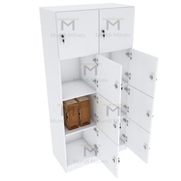 ARMÁRIO ESCANINHO 8 PORTAS COM RODAPÉ M203.2021.B MUNDI MOVEIS - 4