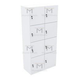 ARMÁRIO ESCANINHO 8 PORTAS COM RODAPÉ M203.2021.B MUNDI MOVEIS - 2