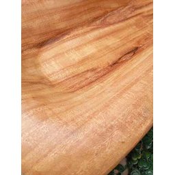 Fruteira Gamela de Madeira Angico Branco 55x28x8cm Artesanal - 7