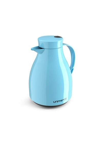 Garrafa Térmica Bule com Gatilho 500ml Uniterm Paris:azul Claro