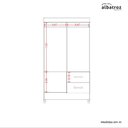 Ver imagem 7 de Guarda Roupa Mobi 4 Portas COM ESPELHO Biflex ( Branco Fosco Liso / Rosa Matte) Móveis Albatroz