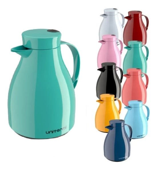 Garrafa Térmica Bule com Gatilho 500ml Uniterm Paris:verde Tiffany