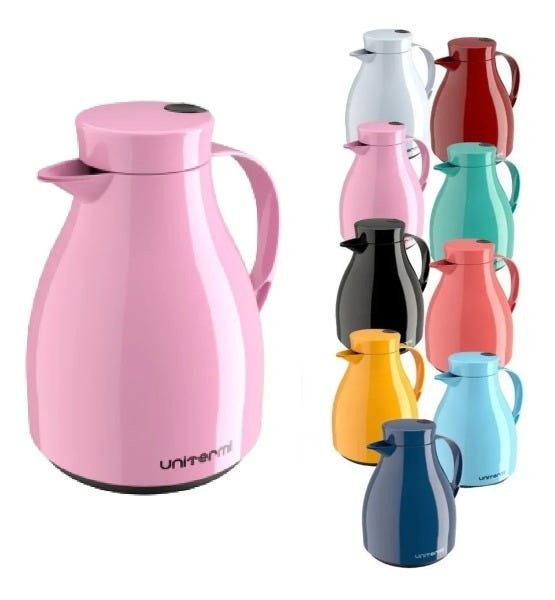 Garrafa Térmica Bule com Gatilho 500ml Uniterm Paris:rosa