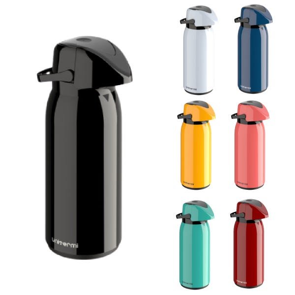 Garrafa Térmica Uniterm Verona 1,8 Litros Chá Café Leite:preto
