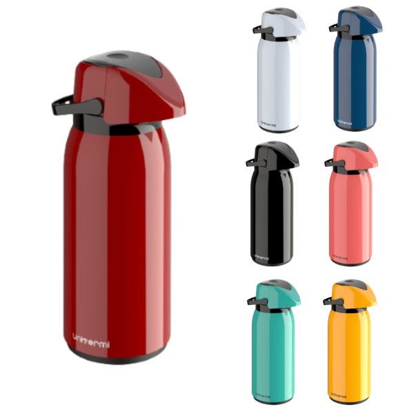 Garrafa Térmica Uniterm Verona 1,8 Litros Chá Café Leite:vermelho