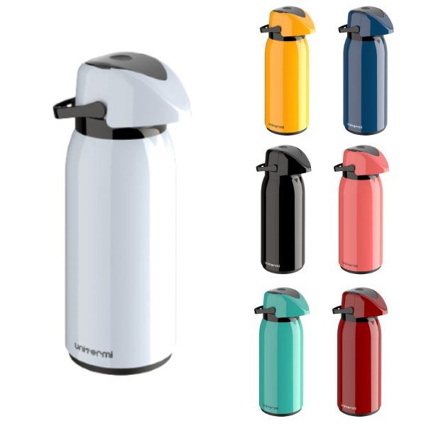 Garrafa Térmica Uniterm Verona 1,8 Litros Chá Café Leite:branco