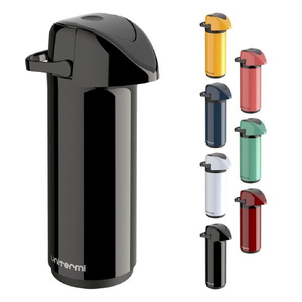 Garrafa Térmica Uniterm Verona 1 Litro Chá Café Leite:preto