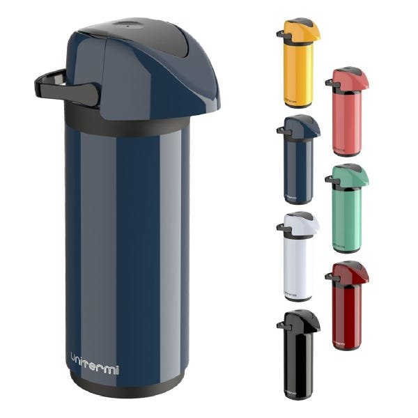 Garrafa Térmica Uniterm Verona 1 Litro Chá Café Leite:azul