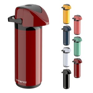 Garrafa Térmica Uniterm Verona 1 Litro Chá Café Leite:vermelho