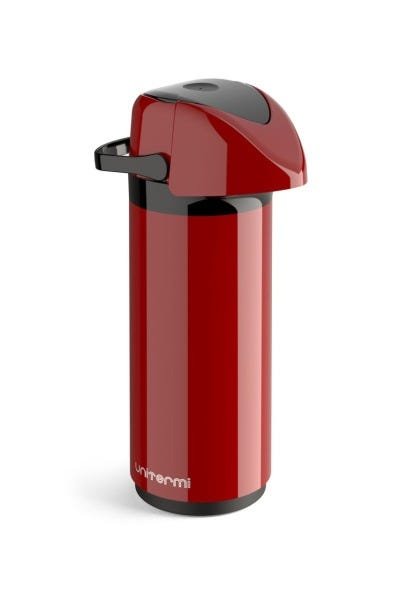 Garrafa Térmica Uniterm Verona 1 Litro Chá Café Leite:vermelho - 2