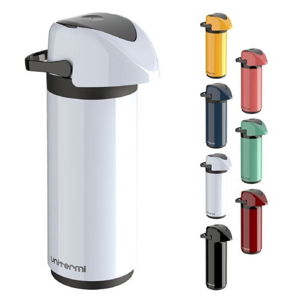 Garrafa Térmica Uniterm Verona 1 Litro Chá Café Leite:branco