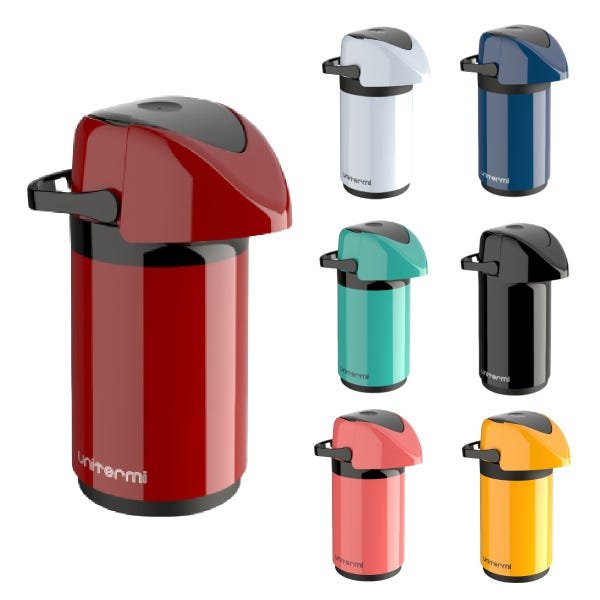 Garrafa Térmica Uniterm Verona 600ml Chá Café Leite:vermelho