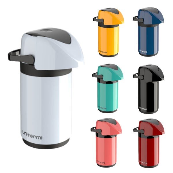 Garrafa Térmica Uniterm Verona 600ml Chá Café Leite:branco