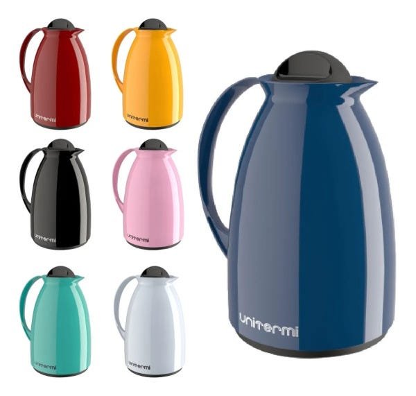 Garrafa Térmica Uniterm Florença 650ml Chá Café Leite:azul