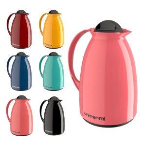 Garrafa Térmica Uniterm Florença 650ml Chá Café Leite:rosa