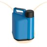 Botijão Garrafa Térmica 5 Litros Uniterm Turim Café:azul - 2