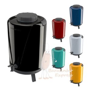 Botijão Garrafa Térmica 10 L com Torneira Uniterm Arezzo:preto