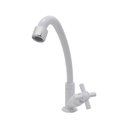 Ver imagem 1 de Torneira Cozinha Mesa Bica Movel C31 Abs Branco - 60026 - Bognar