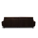 Ver imagem 6 de Sofá Decorativo Ashton 3 Lugares Sala de Estar 256cm Pés em Aço Couro Marrom Chocolate G88 - Gran Be
