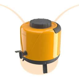 Botijão Garrafa Térmica 5 Litros com Torneira Uniterm Arezzo:amarelo - 2