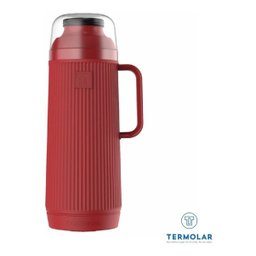 Garrafa Térmica 1 Litro Mundial Termolar Chá Café Leite:vermelho - 2