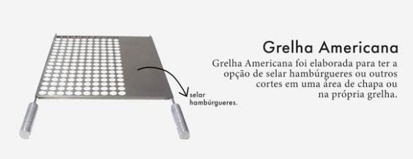 Grelha Gourmet Americana 50x50 - 2