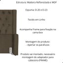 Ver imagem 3 de Cabeceira de Cama Box Estofada 160 Cm Queen Linho Emma
