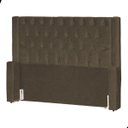 Ver imagem 1 de Cabeceira de Cama Box Estofada 160 Cm Queen Linho Emma
