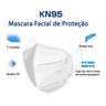 Kit 100 Máscara De Proteção Hospitalar KN95 Com Clip Nasal - 1
