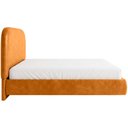 Ver mais imagens de Cama Casal Flutuante com Cabeceira 140cm Aura W01 Couríssimo Whisky - Lyam Decor