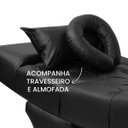 Ver imagem 3 de Maca Estética Charme + Mocho + Escada + Capa Plástica Corino - Sofa Store:corino Preto