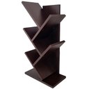 Ver imagem 3 de Livreiro Estante Marrom 60cm Prateleira Porta Livros Revista Cd Dvd