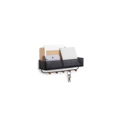 Estique - Porta Chaves e Organizador Clean Umbra Preto - 2