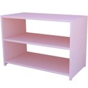 Ver imagem 1 de Sapateira 50x30cm Rosa Organizador Porta Suporte Sapato Tênis Mdf
