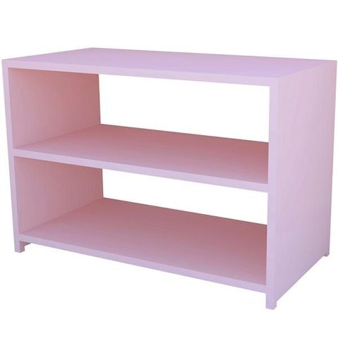 Sapateira 50x30cm Rosa Organizador Porta Suporte Sapato Tênis Mdf