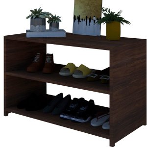Sapateira 70cm Imbuia Porta de Sala, Quarto e Banheiro Mdf