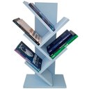 Ver imagem 1 de Livreiro Estante Azul Claro 60cm Prateleira Porta Livros Revista Cd Dvd