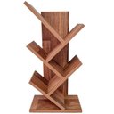 Ver imagem 4 de Livreiro Revisteiro Madeirado 60cm Prateleira Porta Livros Revista Cd Dvd