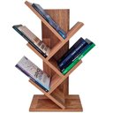 Ver imagem 3 de Livreiro Revisteiro Madeirado 60cm Prateleira Porta Livros Revista Cd Dvd