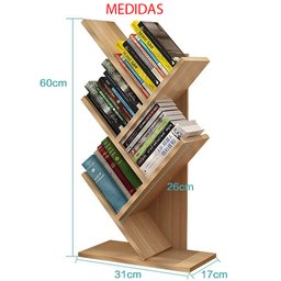 Livreiro Estante Imbuia 60cm Prateleira Porta Livros Revista Cd Dvd - 2