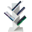 Ver imagem 3 de Livreiro Branco 60cm Prateleira Porta Livros Revista Cd Dvd