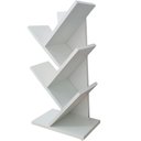 Ver imagem 4 de Livreiro Branco 60cm Prateleira Porta Livros Revista Cd Dvd