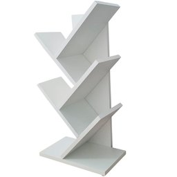 Livreiro Branco 60cm Prateleira Porta Livros Revista Cd Dvd - 3