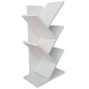 Ver imagem 5 de Livreiro Branco 60cm Prateleira Porta Livros Revista Cd Dvd