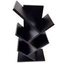 Ver imagem 5 de Livreiro Preto 60cm Prateleira Porta Livros Revista Cd Dvd