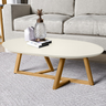 Mesa de Centro Classic Oval Off White - 1