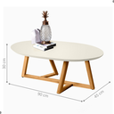 Ver imagem 3 de Mesa de Centro Classic Oval Off White