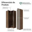 Ver imagem 3 de Guarda-Roupa Modulado de Canto 3 Portas Rustic/Crema Neo Madesa
