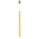 Ver imagem 1 de Pendente Moderno Dourado 60cm Led 12w 3200k Bivolt Paris Luz