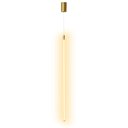Ver imagem 2 de Pendente Moderno Dourado 60cm Led 12w 3200k Bivolt Paris Luz